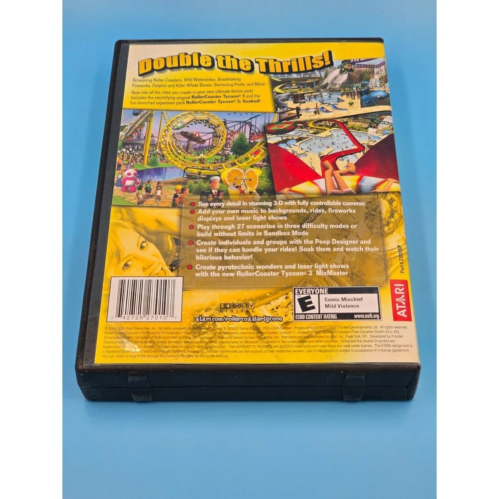 Roller Coaster Tycoon 3 Gold (PC)